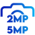 2 MP / 5 MP Kamera